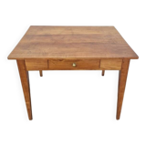 Antique rustic farmhouse table from the 1900s with one drawer - 1m