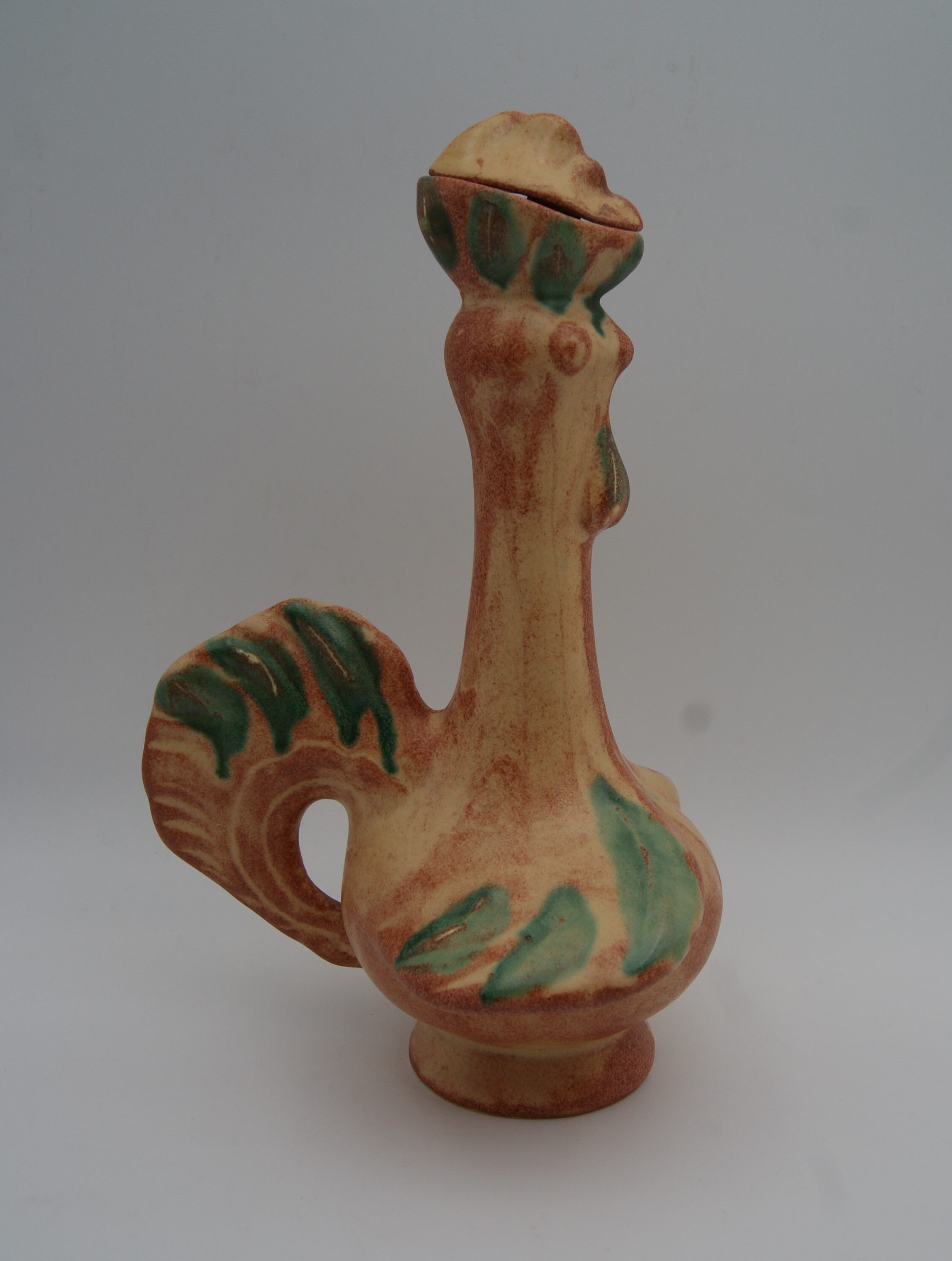 Ceramic carafe vintage chicken