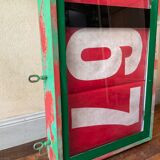 Industrial vintage gas station price panel