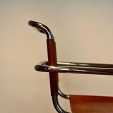 Pair of MR20 armchairs by Ludwig Mies van der Rohe, 1970s edition