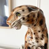 Vintage ceramic leopard