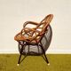 Pair of lounge rattan armchairs by D. Van Sliedregt / R. Noordwolde. Vintage