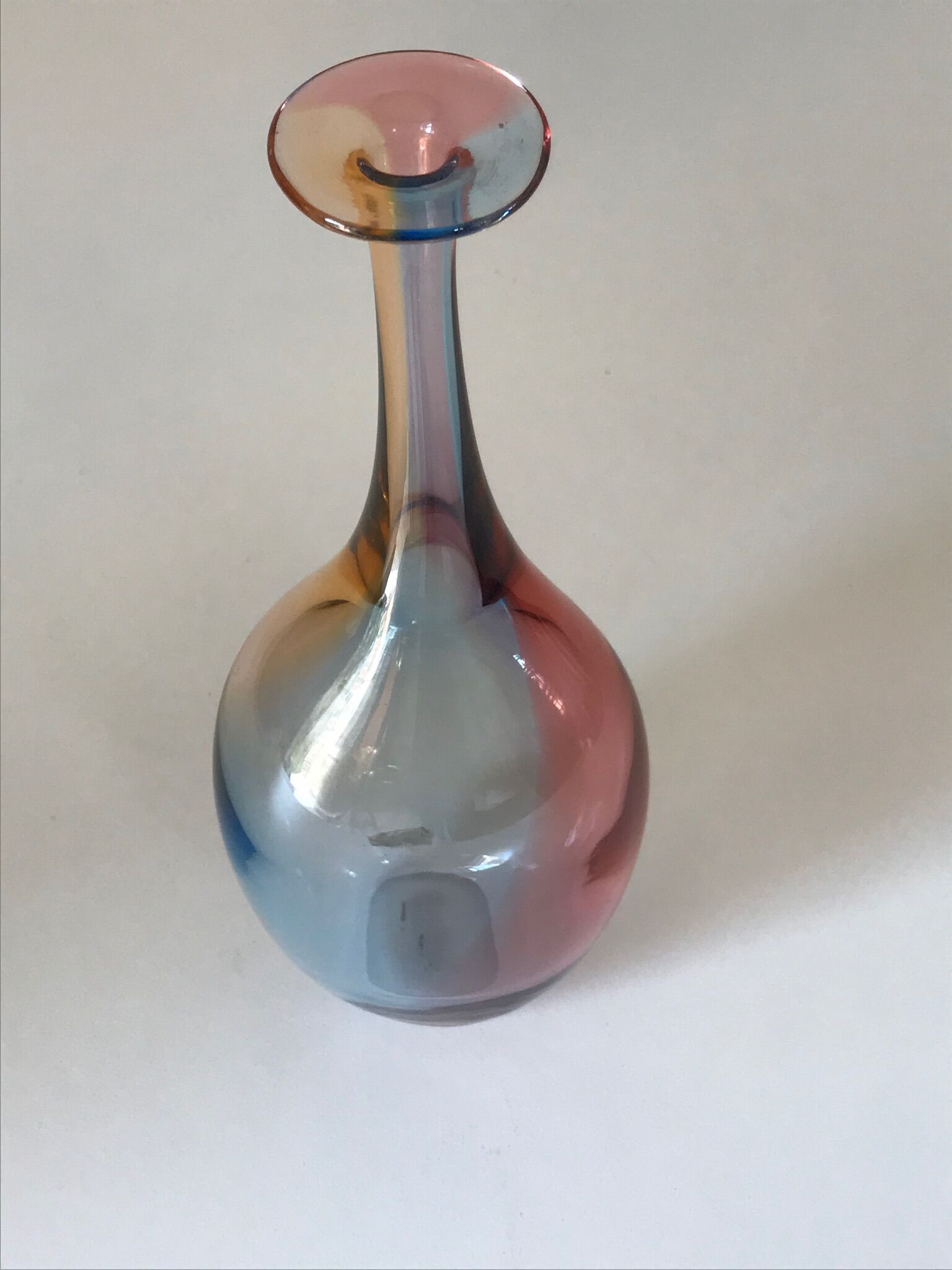 Vase kosta boda Fiji harlequin vintage design
