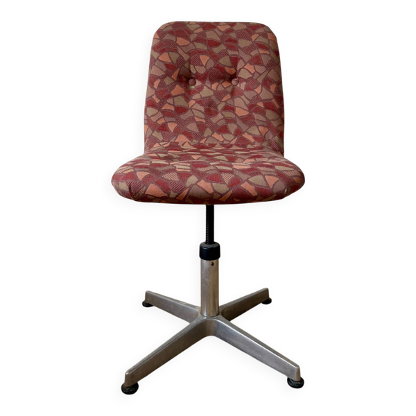 Chaise de bureau pivotante années 1970