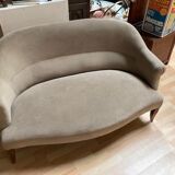 2-seater velvet sofa