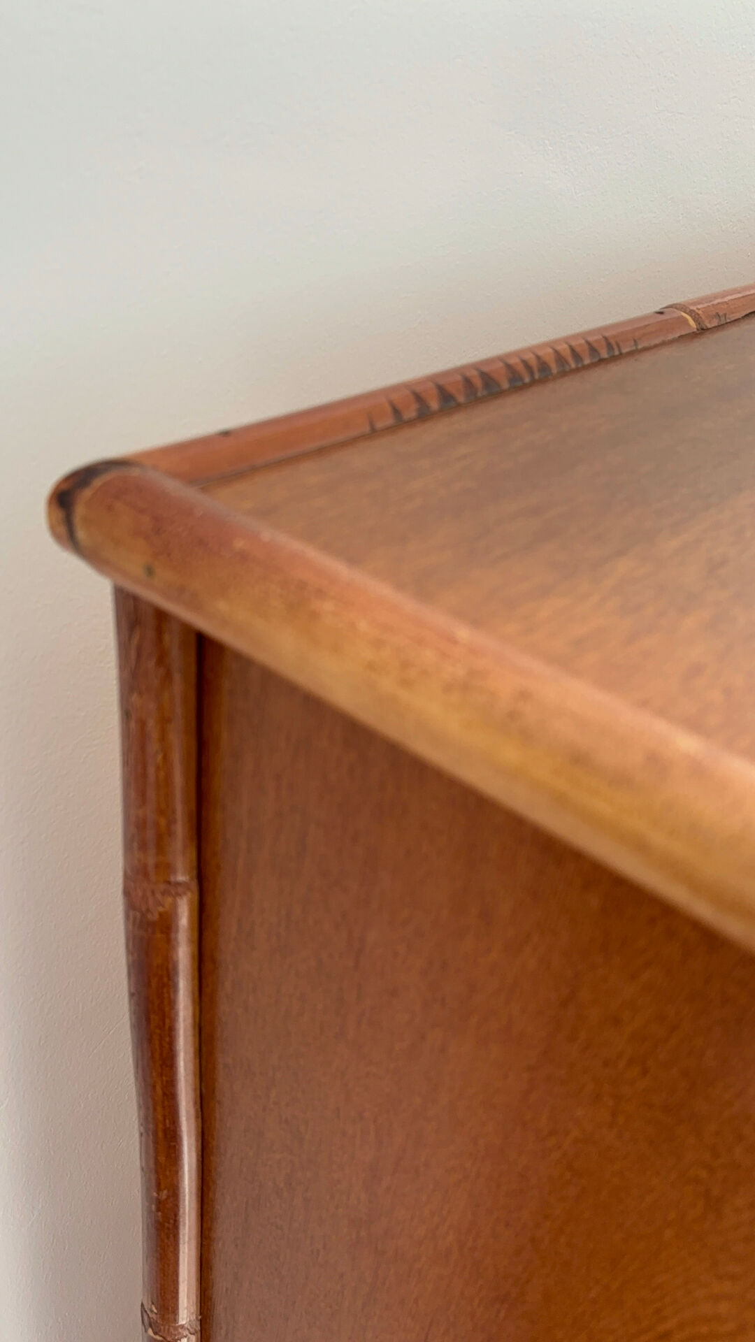 Commode bois et bambou Dalvera, 1970