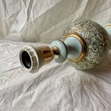 Old large porcelain lamp base - cashmere decor