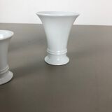 Set of 3 Op Art Vase Porcelain German Vase by Fürstenberg Ceramics Germany 1970s