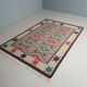 Geometric carpet typical of the 1960s, Brussels style, Kelim