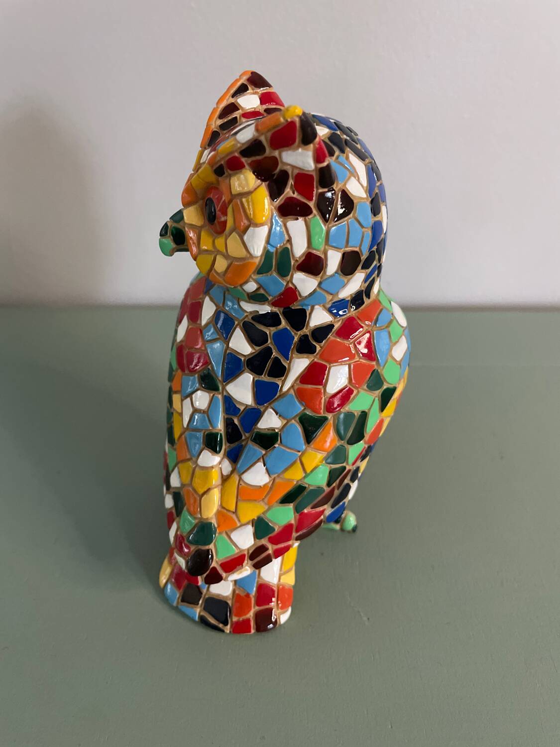 Chouette de collection en mosaïque Barcino
