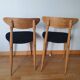 Set of 2 Scandinavian chairs. Design 1960