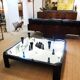 Table basse XL vintage italienne des années 70