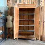 Art Deco oak wardrobe (renovated)