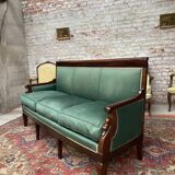 Mahogany bench in empire style xix th century