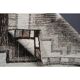 Tapis couloir en laine Oushak turc vintage des années 1970, 97x323.