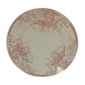 Porcelain plate of Lunéville model Griffon