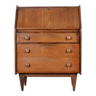 Vintage Danish Style Bureau / Cabinet In Afromosia By A. Younger