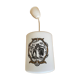 Opaline pendant light with romantic decoration, 1970