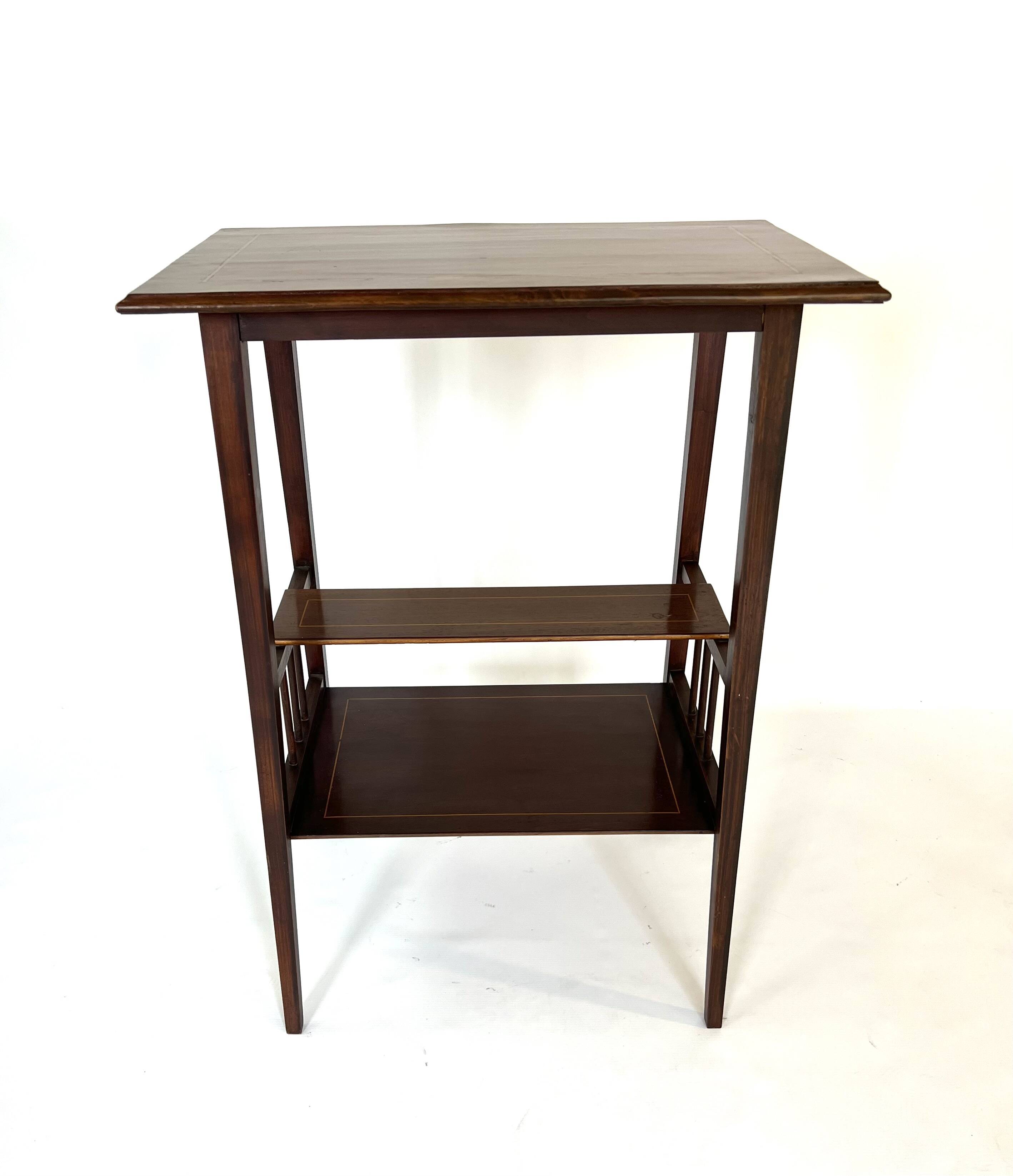 Mahogany side table
