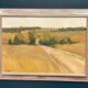 Original Swedish Oil on Canvas – “Landscape” by Paul Gerhard – Vintage & Framed – 64 × 47 Cm (25.2" × 18.5")