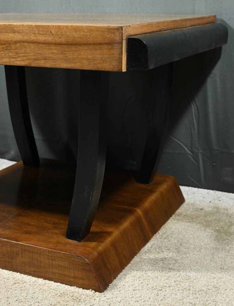Art Deco Walnut Coffee Table – 1930