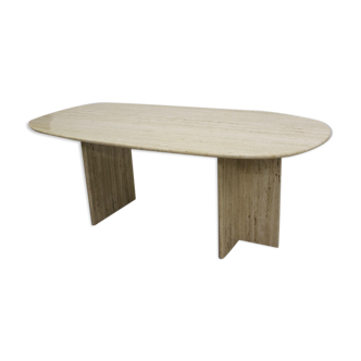 Travertine dining table circa 1970