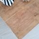 Low oak farm table