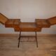 Travailleuse  scoubidou  1960 style scandinave