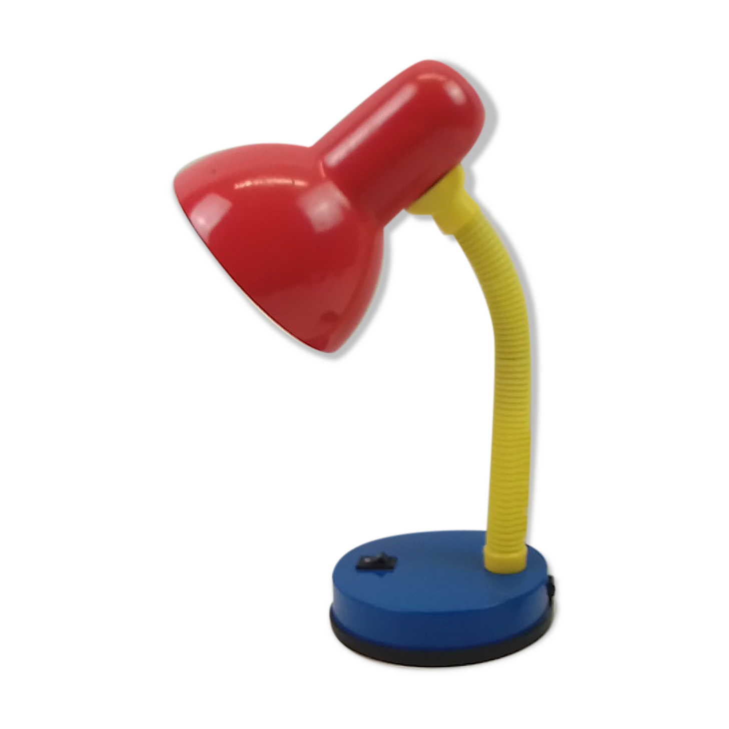35cm blue, yellow and red desk lamp