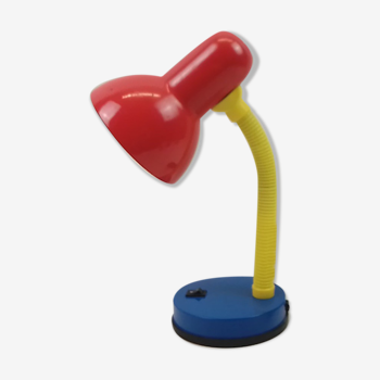 35cm blue, yellow and red desk lamp