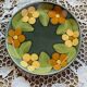 Set of 6 dessert plates - MBFA Pornic-Painted by hand