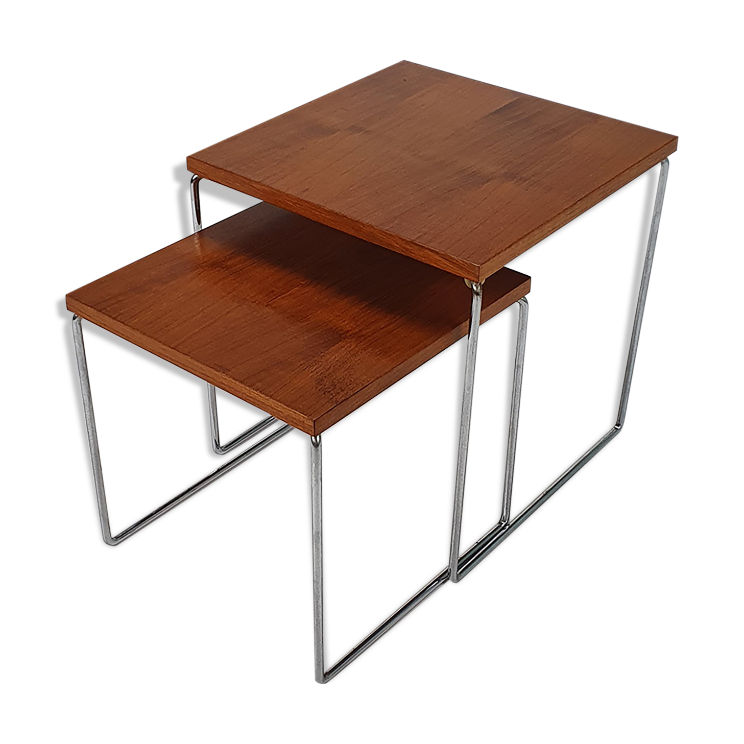 Ensemble de 2 tables Brabantia du milieu du siècle, années 1960