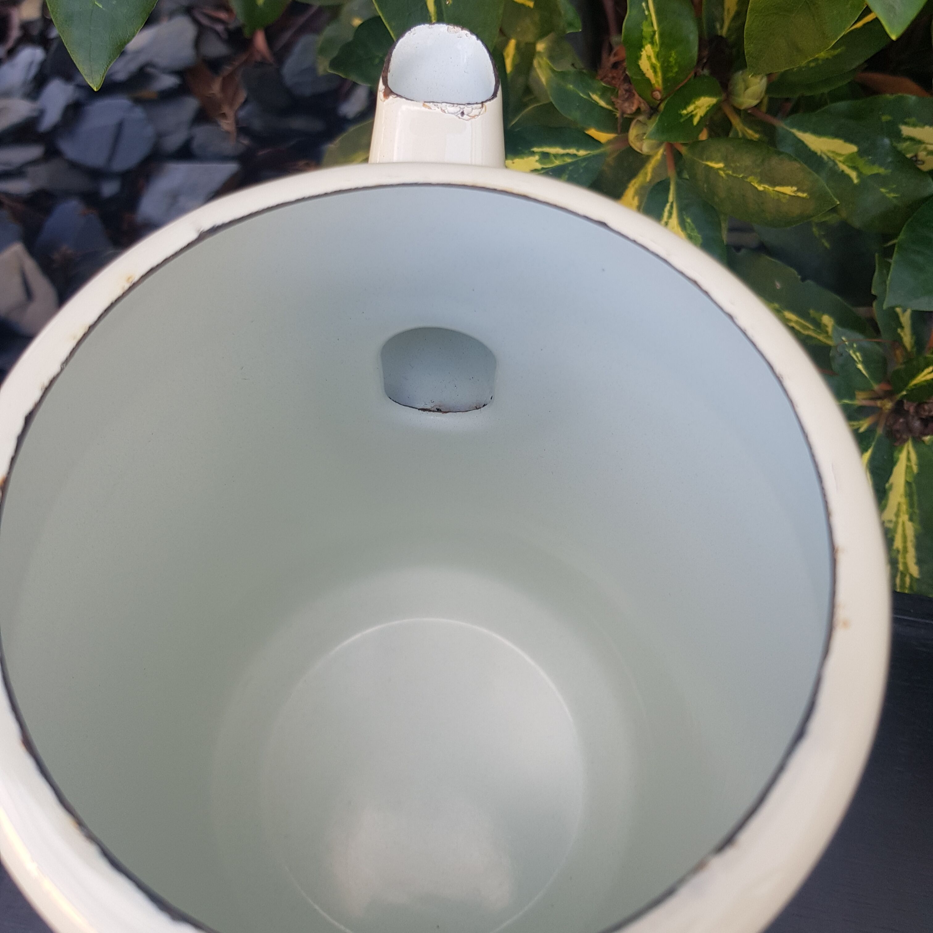 Enamelled coffee maker 70s