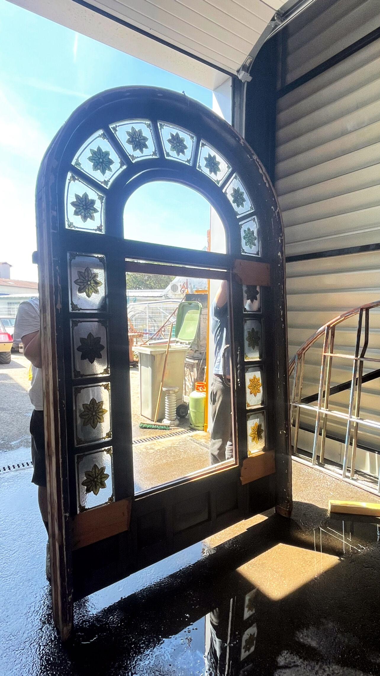 Porte d’entrée verrière banque 1910