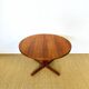 Scandinavian round teak dining table 1960