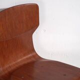 Yellow Retro Dining Chairs (Circa 1950). Set of 4