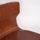 Retro yellow dining chairs (circa 1950). Set of 4 pieces.