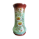 Vase Napoleon lll green opaline enamelled and gilded with fine gold