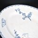 Carmen oval earthenware dish U&C Sarreguemines butterfly 35.5cm