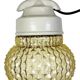 Vintage white porcelain pendant light, 1970s