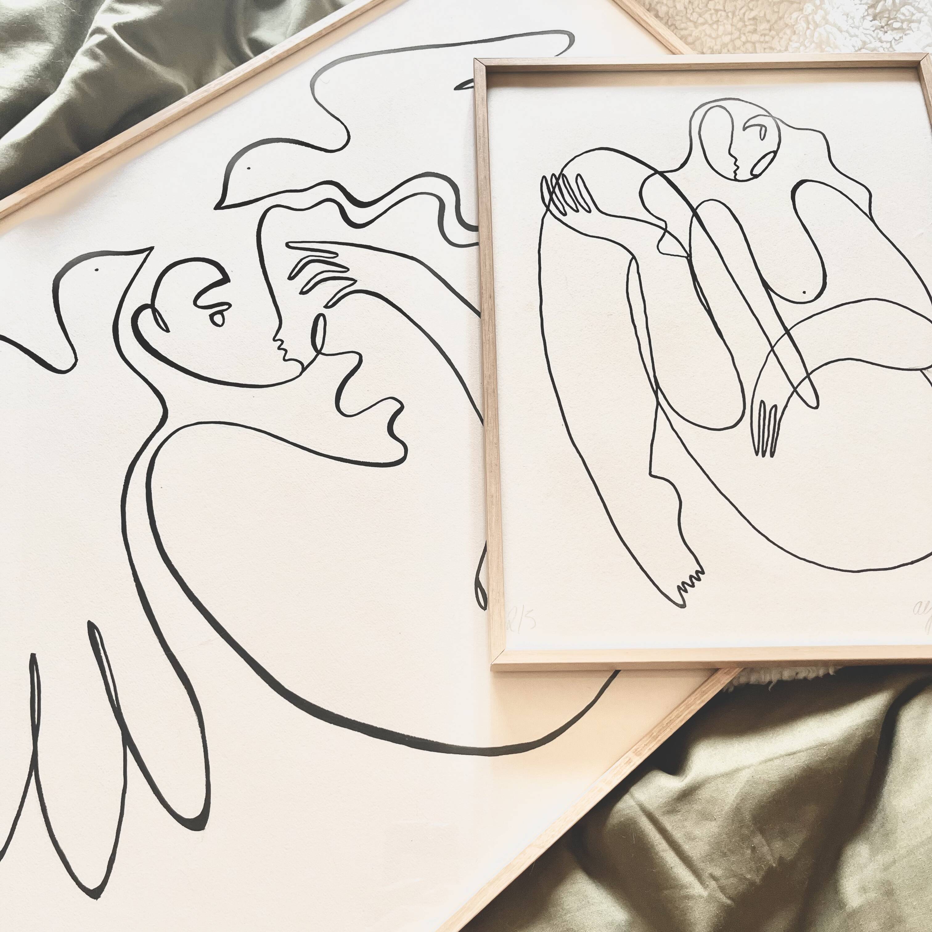 “The sunrise of Héméré”, 2023, format 50 x 70 cm by Atelier Agapé