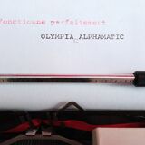 Olympia typewriter odèle Alphamatic
