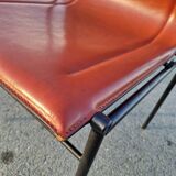 Set of 2 Matteo Grassi leather chairs