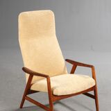 Fauteuil modèle 'Kontur', bois d'orme, Alf Svensson