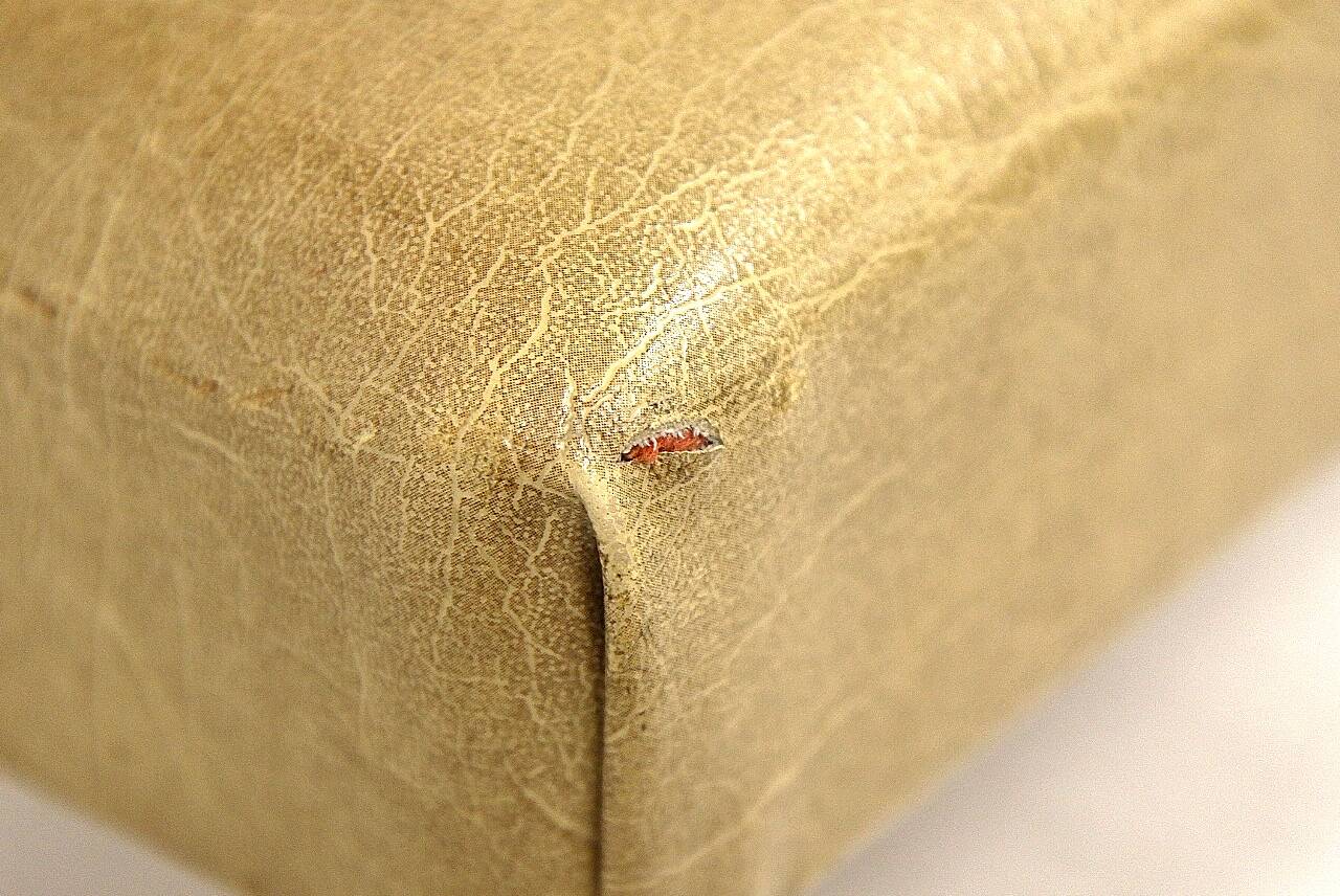 Scandinavian leatherette armchair, Sweden, 1960