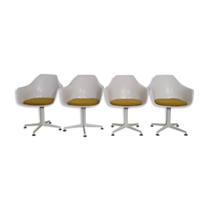 Serie de 4 fauteuils - fibre