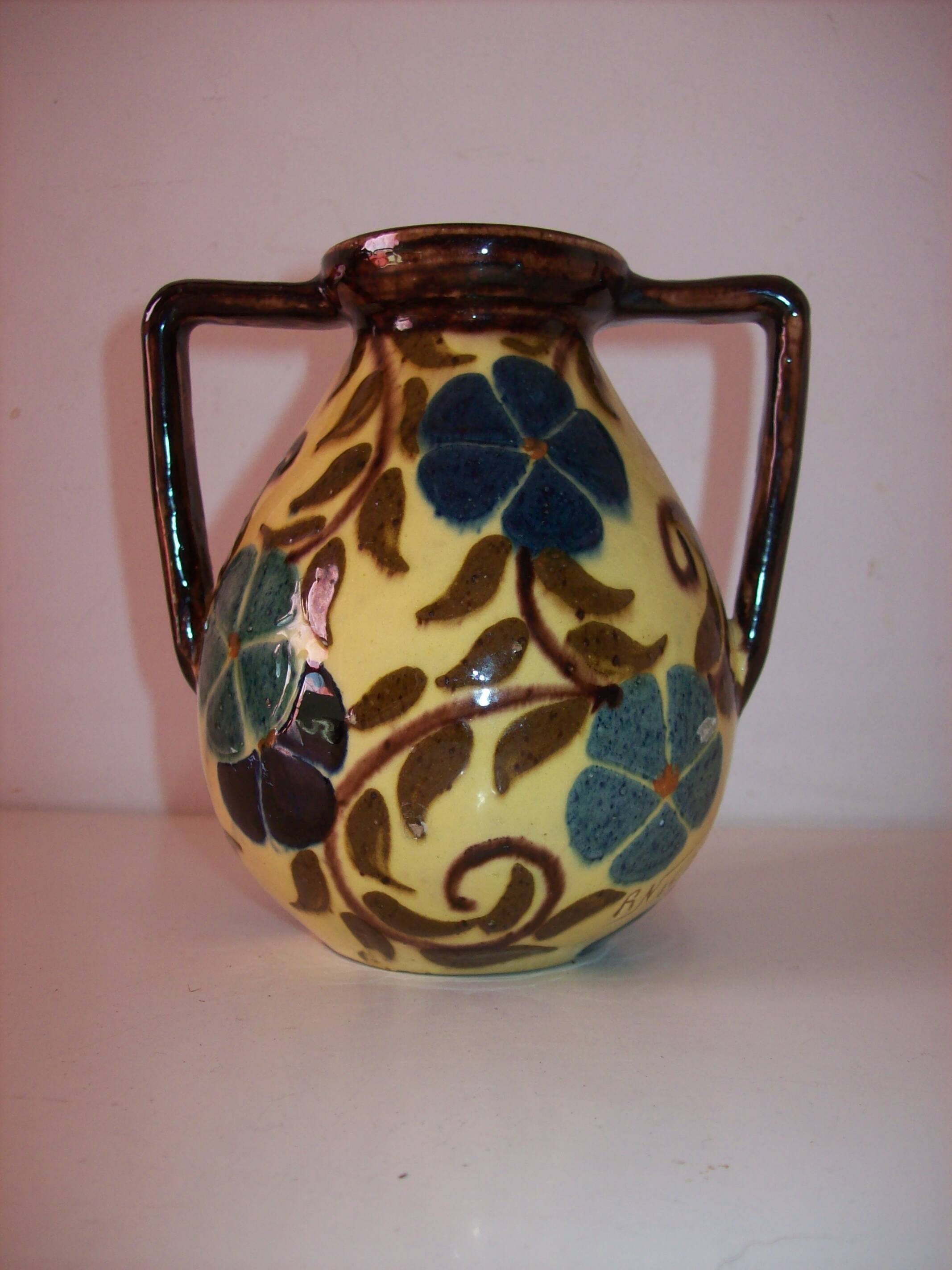 Vase Art Déco signé René Nicole
