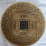 Ethnic braided basket