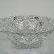 Mid-century Crystal Glass Bowl,1960's.