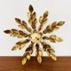 Floral Hollywood Regency Wall or Ceiling Lamp